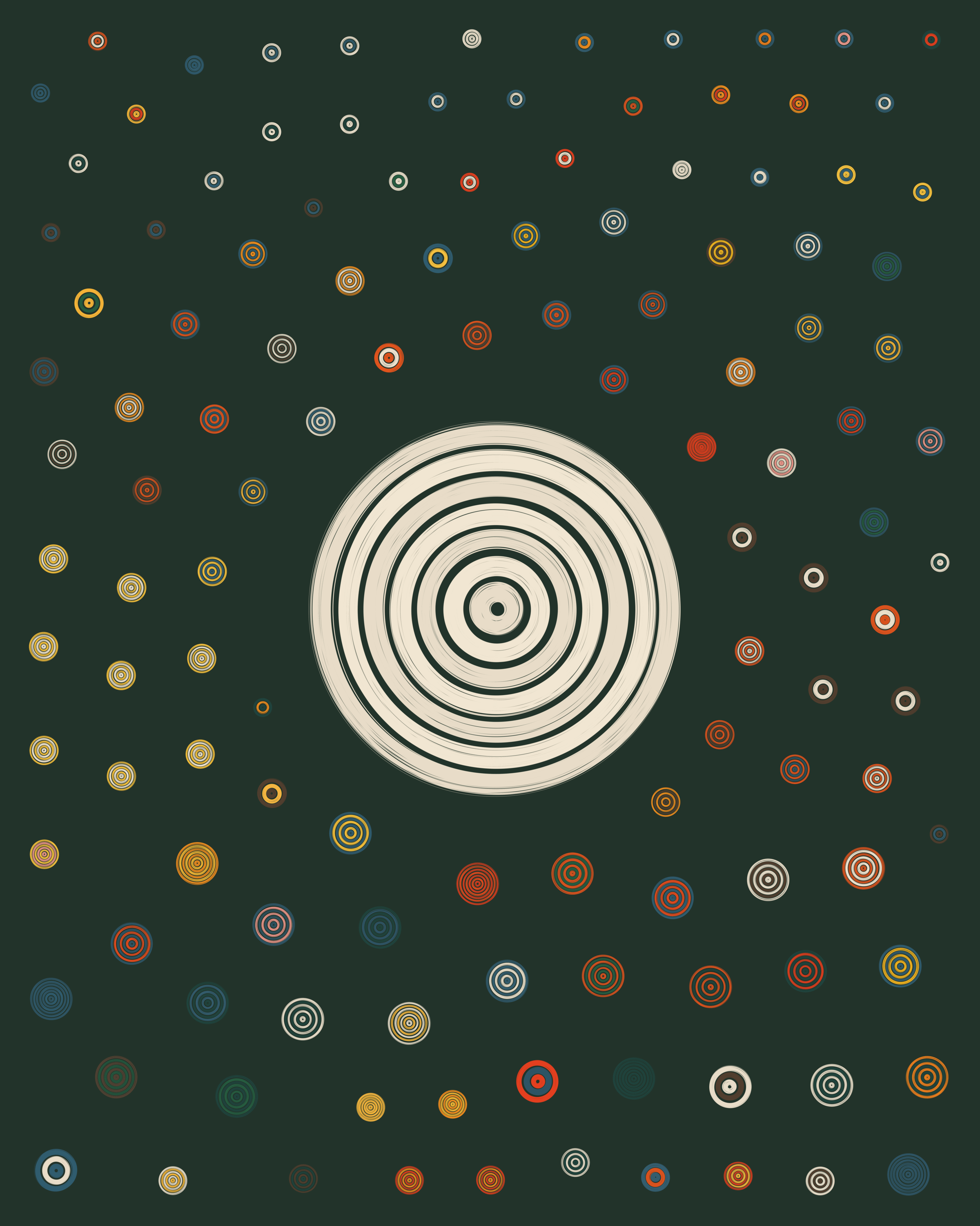 QQL #55, featuring a prominent ring-dot in the center.