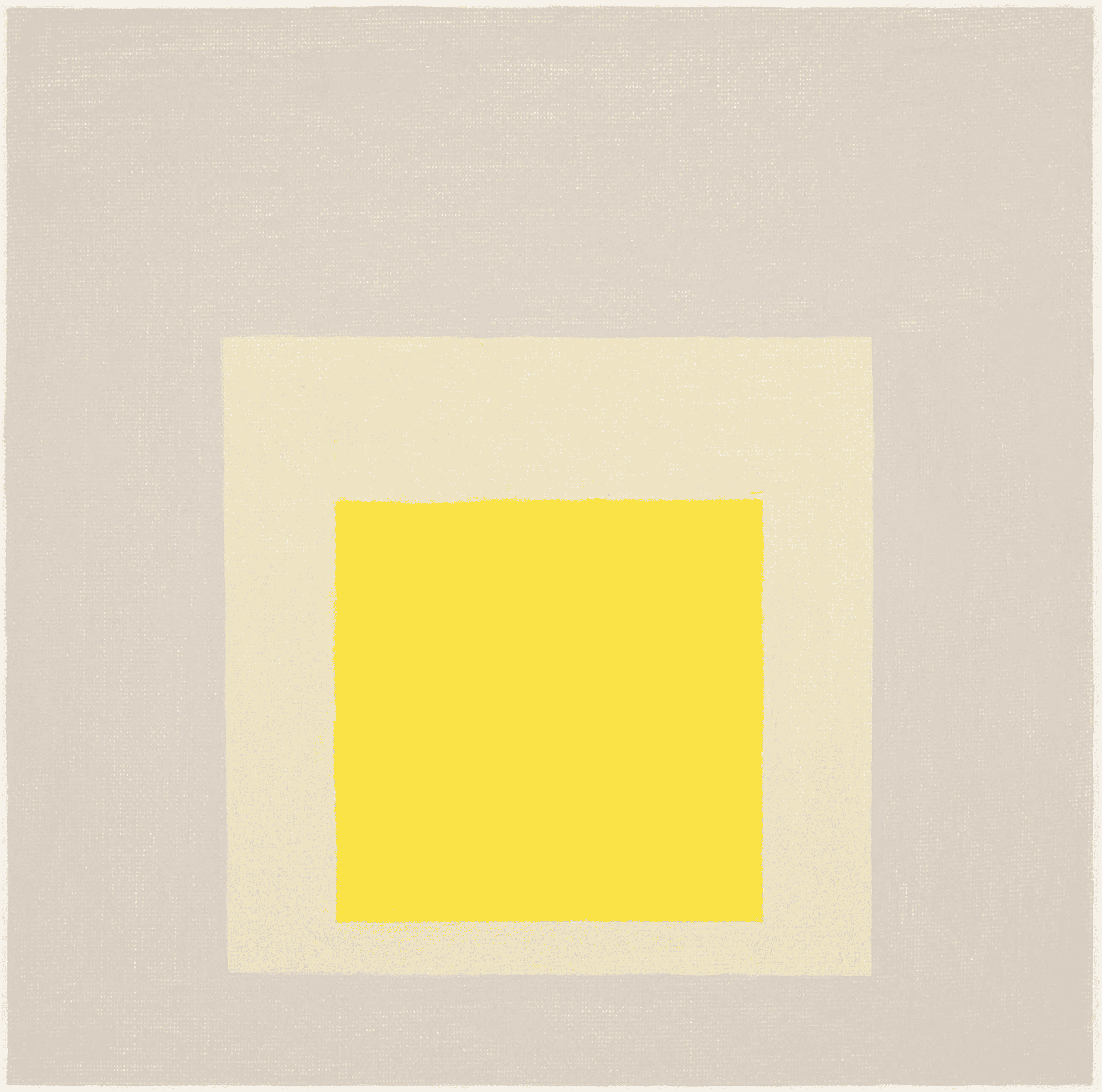 Josef Albers, Study for Homage to the Square: Lone Light, 1962