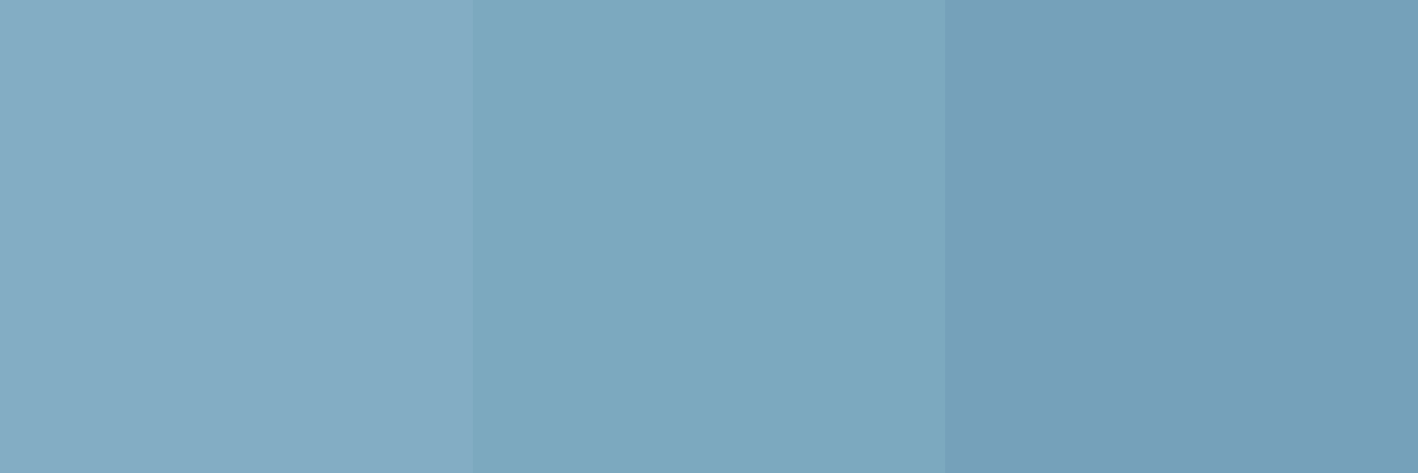 Three possible shades of “Fidenza Pale Blue”